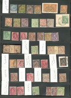 Collection. 1892-1906, Sur Timbres D'chine, Obl Choisies De Petits Bureaux Dont K-Speu, Khong, Kompong, Etc. - TB - Cambodja