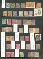 Collection. 1892-1906, Sur Timbres D'chine, Obl Choisies De Petits Bureaux Dont K-Speu, Khong, Kompong, Etc. - TB - Cambogia