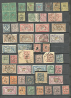 Shang-Hai. Collection. 1894-1922 (Poste, Taxe), Obl Choisies, Doubles Et Mill., Bel Ensemble. - TB - Autres & Non Classés