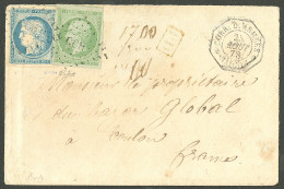 Lettre Losange "CCH" Sur CG 8 + 12. Cad Octog. "Corr. D'Armées/Saigon" Sur Enveloppe Avec Texte Au Tarif Militaire Pour  - Andere & Zonder Classificatie