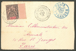 Lettre Cad "Guadeloupe/Capesterre" Déc 96 Sur N°34 Sur Enveloppe Pour Paris. - TB - Autres & Non Classés