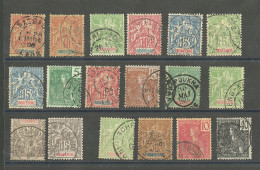 Lot. Laos. 1892-1912, Obl Choisies De Petits Bureaux Dont Bassac, Hin Boun, Etc. - TB - Autres & Non Classés