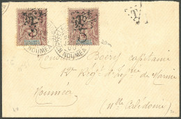 Lettre Cad "Nouvelle Calédonie/Nouméa" Janv 1900 Sur Taxe 7(2), Sur Enveloppe Locale. -TB. - R - Sonstige & Ohne Zuordnung