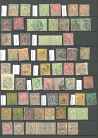 Delcampe - Collection. 1881-1912 (Poste), Entre Les N°3 Et 108, Obl Choisies De Petits Bureaux Entre Bouloupari Et Voh, Bel Ensembl - Autres & Non Classés