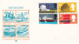 GB Engeland 1966 British Technology FDC - 1952-1971 Dezimalausgaben (Vorläufer)