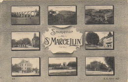 38 SOUVENIR DE SAINT MARCELLIN VUES MULTIPLES - Saint-Marcellin