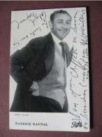 CPA PHOTO CHANTEUR Patrick RAYNAL 1950 1960 Dédicace Signature Autographe - Sänger Und Musiker