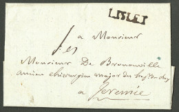 Lettre L'islet (Jamet N°2). Lettre Avec Texte Daté L'Islet St Joseph Le 25 Février 1791, Pour Jérémie. - TB. - R - Haití