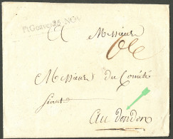 Lettre Pt Goave 25 Nov" (Jamet N°4). Enveloppe Avec Texte Daté Au Dondon Le 4 Décembre 1789 Pour Le Dondon. - TB. - R. - Haïti