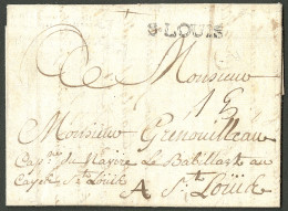 Lettre S.Louis. Lettre Avec Très Bon Texte Daté De Bordeaux Le 20 Février 1761 Pour Saint Louis. - TB - Haiti