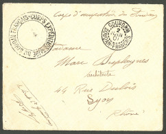 Lettre Cad "Goundam/Soudan-Français". Enveloppe En Correspondance Militaire Pour Lyon, 1901. - TB. - R - Autres & Non Classés