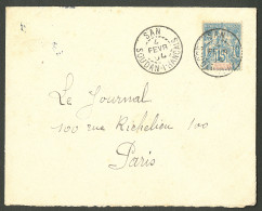 Lettre Cad "San/Soudan-Français". No 8 Sur Lettre Pour Paris, 1904. - TB. - R - Sonstige & Ohne Zuordnung