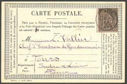 Lettre Cad "Papeete/Taiti". CG No 50 Sur Carte Précurseur Datée Du 7 Oct 91. - TB. - R - Other & Unclassified