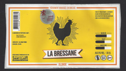 Etiquette De Bière Blonde  -  La Bressane -  Brasserie Saint Clair à Montagnat  (01) - Beer