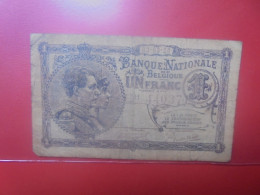 BELGIQUE 1 Franc 3-3-1920 Circuler (B.18) - 1 Franc