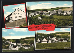 AK Burbach-Gilsbach /Kreis Siegen, Dorfgemeinschaftshaus, Ortspartie  - Siegen