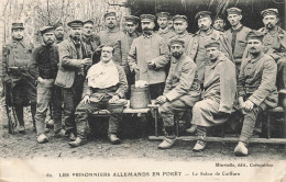 Camp De Coetquidan ( CACHET Au Dos )* Salon De Coiffure Prisonniers Allemands * Coiffeur Barbier Barber Métier Militaria - Guer Cötquidan