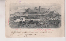 SPOLETO  PERUGIA  LA ROCCA ORA RECLUSORIO VG  1904 - Perugia