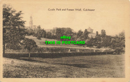 R598716 Colchester. Castle Park And Roman Wall. Tuck. Art Series. Postcard No. 2 - Welt