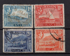 Aden, Used, 1939, Michel 18, 19, 21, 23, - Aden (1854-1963)