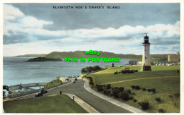 R598335 Plymouth Hoe And Drake Island. E. T. W. Dennis. Newcolour - Welt