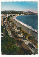 CPSM Dentelée 10.5 X 15 Alpes Maritime  NICE La Promenade Des Anglais - Multi-vues, Vues Panoramiques