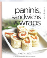 Paninis, Sandwich & Wraps  Corsi Stefania  BR TBE Carnet De Cuisine Edition Larousse  2012 - Gastronomia