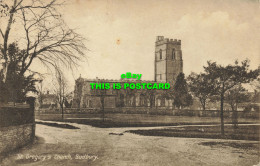 R595357 Sudbury. St. Gregory Church. Postcard - Welt