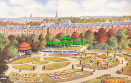 R595358 Harrogate. Valley Gardens. Valentine. Art Colour. J. Hutton - Welt