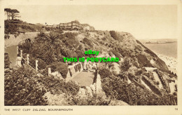 R598727 Bournemouth. The West Cliff Zig Zag. Dearden And Wade. Sunny South Serie - Welt