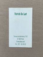 Visitekaartje - Carte Visite / DE LAET Patrick / PERK - STEENOKKERZEEL - Visitenkarten