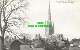 R595384 Norwich Cathedral From Cricket Ground. Photochrom. Grano Series - World