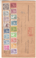 Lettonie - Lettre Recom De 1938 - GF - Oblit Riga - Exp Vers Anvers - - Latvia