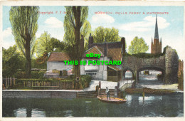 R598768 Norwich. Pulls Ferry And Watergate. F. F. And Co. G. D. And D. 1925 - World