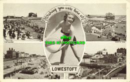 R598382 Wishing You Were There At Lowestoft. South Beach. Swing Bridge. The Sand - World