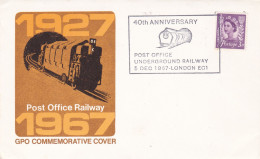 GB Engeland 1967 40 Ann Post Office Underground Railway - Treni