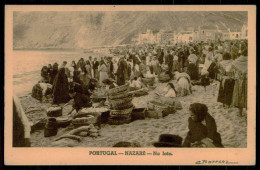 NAZARÉ -  FEIRAS E MERCADOS - Na Lota.  ( Ed. E. Portugal  Nº 4 / Cliché E. Portugal)  Carte Postale - Leiria