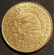 CAMEROUN - AFRIQUE EQUATORIALE FRANCAISE - 10 FRANCS 1958 - KM 11 - Kamerun