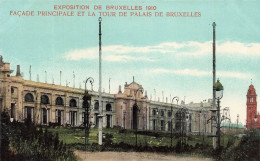 BELGIQUE - Bruxelles - Expositions De 1910 - Façade Principale Et La Tour De Palais De Bruxelles- Carte Postale Ancienne - Universal Exhibitions