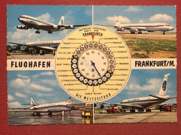 Cartolina Aeronautica - Flughafen Frankfurt/M. - 1965 Ca. - Non Classés