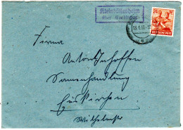 1948, Landpost Stpl. KLEINBÜLLESHEIM über Euskirchen Auf Brief M. 24 Pf. - Storia Postale