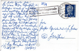 DDR 1950, Landpost Stpl. 15a WINTZINGERODE über Worbis Auf Karte M. 12 Pf. - Cartas & Documentos