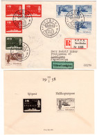 Schweden 434/37, Postbeförderung Kpl. Auf Reko-FDC V. Stockholm N. Jugoslawien - Briefe U. Dokumente