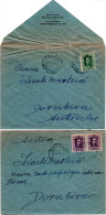 Spanien 1926, Brief M. Paar 20 U. Drucksache M. 10 C. V. CALDAS N. Österreich - Storia Postale