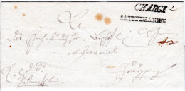 Bayern, L1 R.4. TITTMANING (Tittmoning) U. CHARGÉ Auf Brief N. Freising - Prephilately