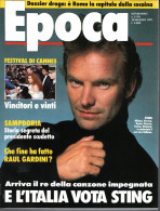 °°° RIVISTA EPOCA N° 2120 DEL 29 MAGGIO 1991 °°° - Otros & Sin Clasificación