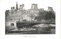 CPA Carte Postale France Paris Hôtel De Ville  VM80330 - Autres Monuments, édifices