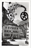 Österreich, Feldkirch Neustadt M. Gasthaus-Schild, 1954 Gebr. Sw-AK - Sonstige & Ohne Zuordnung