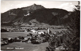 Österreich, Bezau, Gesamtansicht, 1956 Gebr. Sw-AK - Sonstige & Ohne Zuordnung