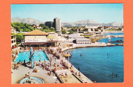 35131 / MARSEILLE (13) Promenade De LA CORNICHE Piscine Le PALM BEACH 1970s  Editiion TARDY 161 Bouches Du Rhone - Endoume, Roucas, Corniche, Spiaggia